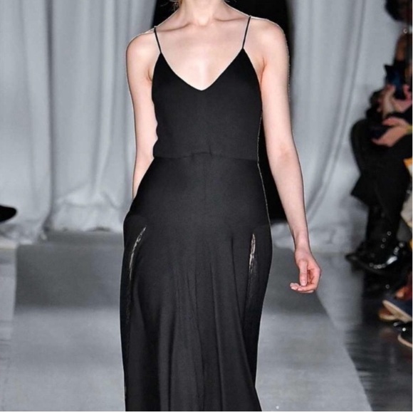 100% Wool Ryan Roche Dress - Runway FW17 HighQuality MadeinItaly BlackSiz6 - NWT - Picture 3 of 7